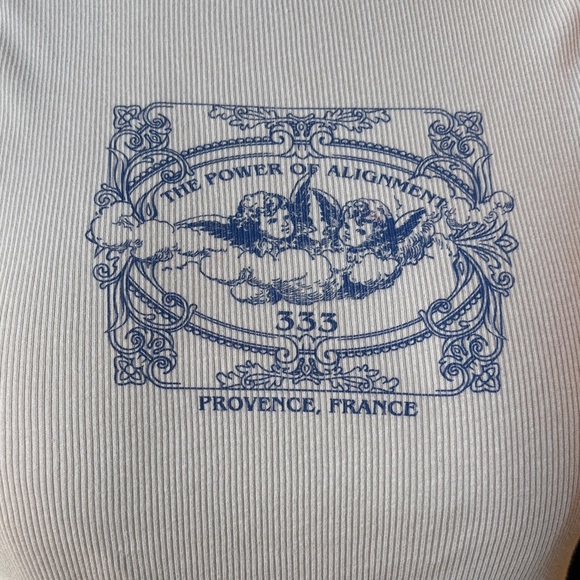 Angel Numbers alignment crop tank ✨ - Picture 2 of 14